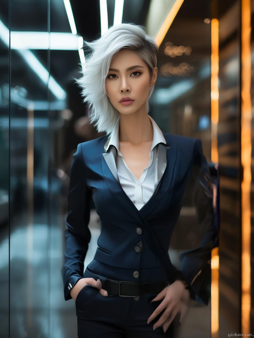 刘亦菲大背头造型挑战，解锁我的霸总新身份💇‍♀️✨